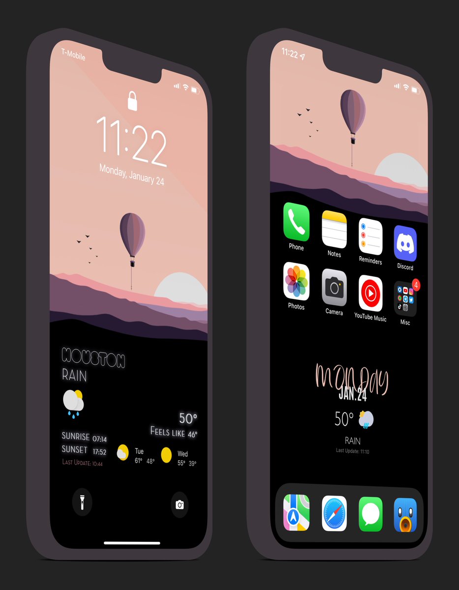 Kothuq's tweet image. #WeatherHTML2
Credits where credits are due
#wallpaper @MathyWallrod 
@screenshot_pro 
#IOS153 #nojailbreak