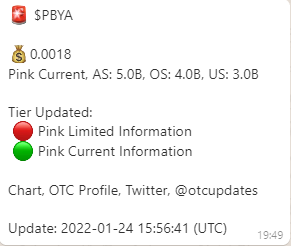 reliable_always's tweet photo. $PBYA Pink Current restored. Never had any doubt in this management. This company is way undervalued and the current price is ridiculously low and can't stop buying the dip. Great Company, Great Management, the right product at the right time. https://t.co/lqMJhnIAuE