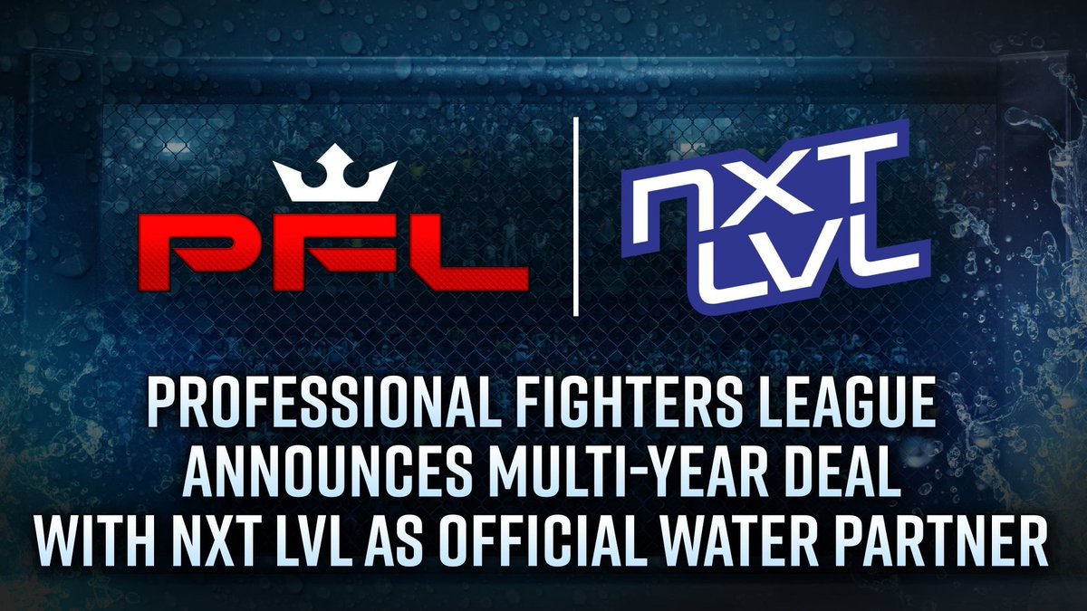 TakeoverInd's tweet photo. We're proud to announce our partnership with 
@PFLMMA 

#NXTLVL Hydrogen Water will be the official Water of the PFL. Our team is excited to help #MMA fighters in and out of the cage.

Read more 🔗 https://t.co/i2vo57uc2i https://t.co/ravtfc1sEO