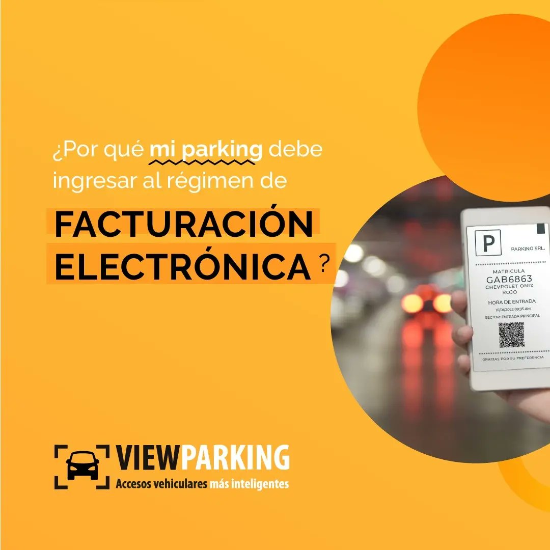 ViewParking's tweet photo. 📢¿Ya sabes porque tu parking/estacionamiento debe ingresar al régimen de #FacturaElectónica? 

🅿️ Si tu negocio está en Uruguay🇺🇾, esto te interesa! Podemos asesorarte y acompañarte en todo el proceso de postulación.

Más info: https://t.co/DarOtcLMG4 https://t.co/BvGIgqthz8