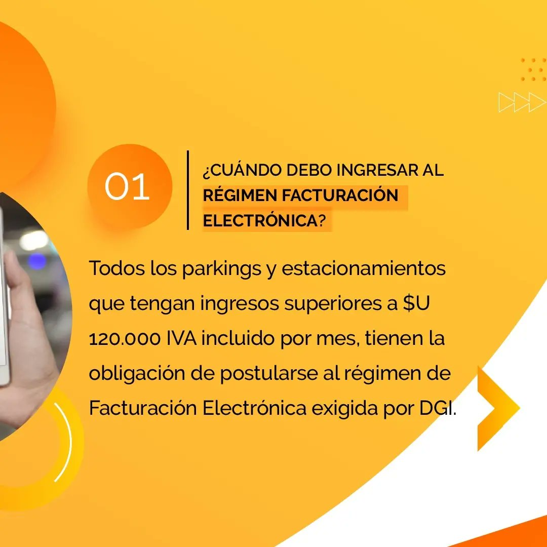 ViewParking's tweet photo. 📢¿Ya sabes porque tu parking/estacionamiento debe ingresar al régimen de #FacturaElectónica? 

🅿️ Si tu negocio está en Uruguay🇺🇾, esto te interesa! Podemos asesorarte y acompañarte en todo el proceso de postulación.

Más info: https://t.co/DarOtcLMG4 https://t.co/BvGIgqthz8