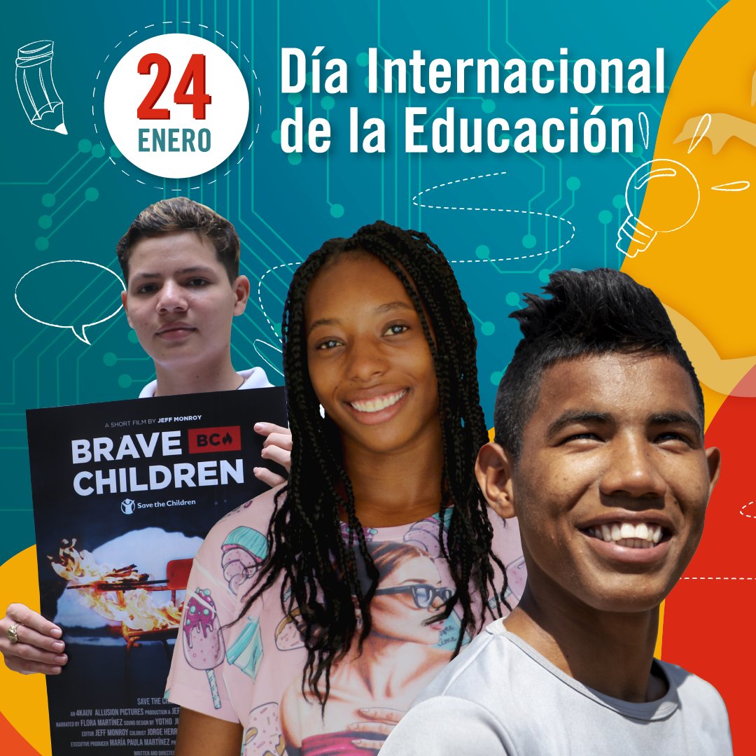 savechcolombia's tweet photo. En el #DíaInternacionalDeLaEducación unamos esfuerzos y garanticemos el derecho a la #Educación de la niñez y la adolescencia.
¿Quieres ayudarnos? 👇
¡DONA AHORA y apoya a estos 3 jóvenes valientes!
https://t.co/Opobj0oBNY
#BraveChildren https://t.co/Ln2bXUdR6y