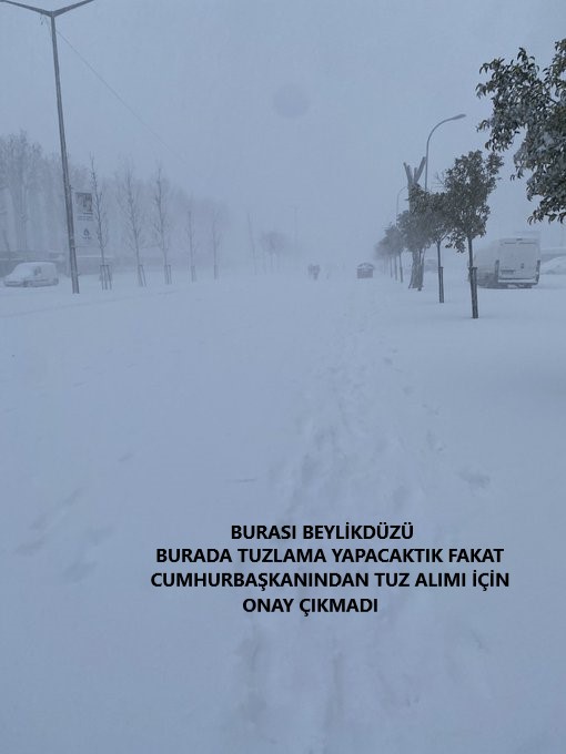 2 gün sonra kar sebebiyle trafiğin kilitlenmesine sebep olan bahaneyi biz şimdiden yayalım ki ajansa boşa para verilmesin.