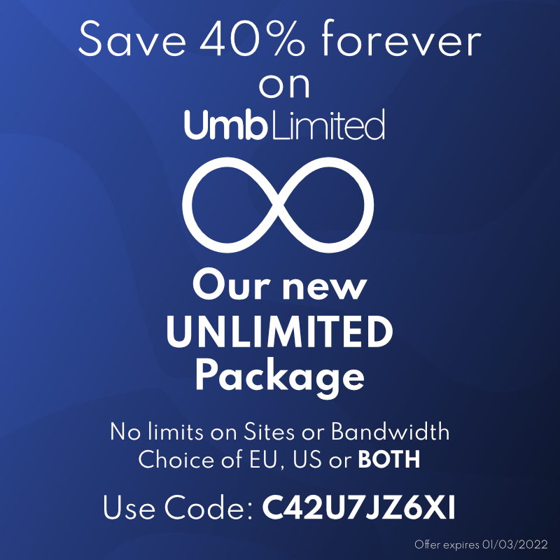 UmbHost's tweet photo. Today we announce #UmbLimited our #Unlimited #hosting package!
The same great service provided by our #UmbOne #umbraco #hostingpackage but with no limits on the number of sites!
Check out our launch offer and save 40% forever 👉 #PriceForLife 👈
https://t.co/WkmO2h5PnD https://t.co/I4geMwcmoc