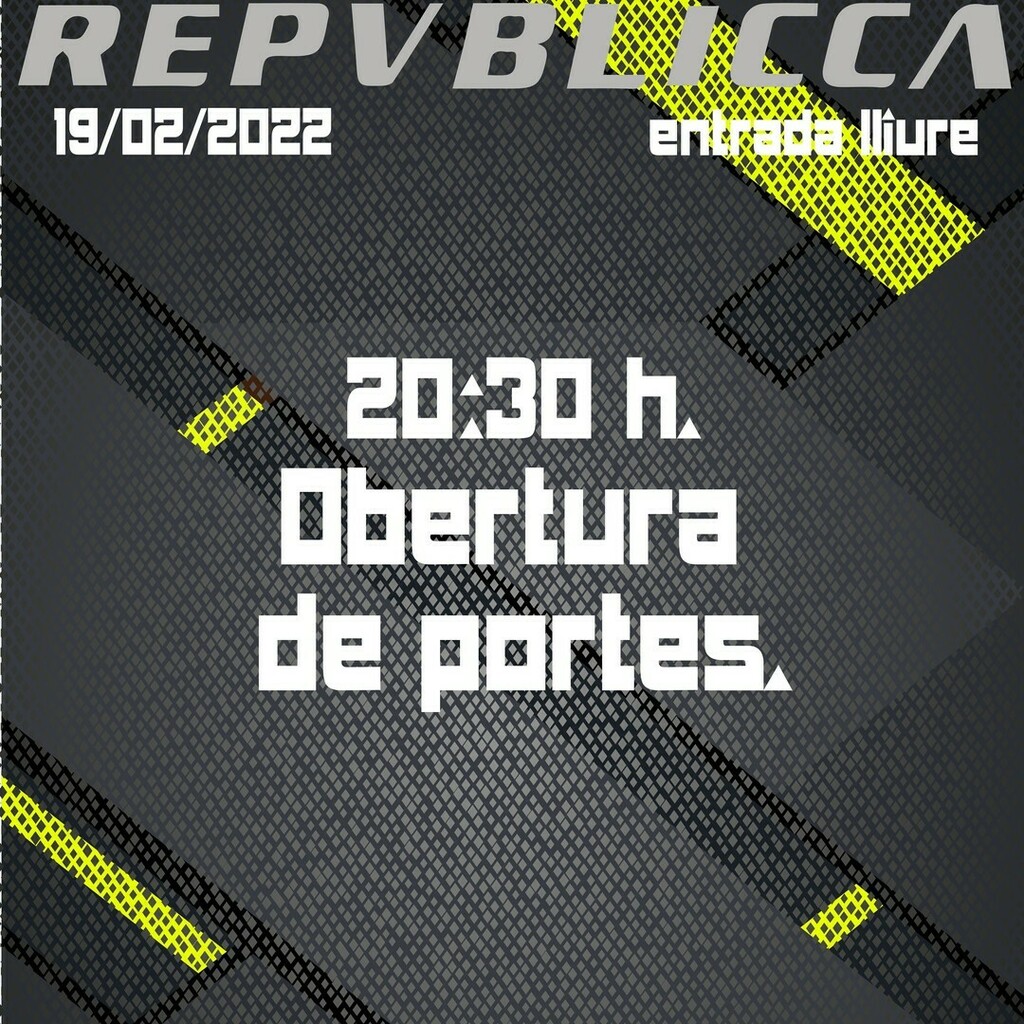 ⚡⚡ La primera rave poètica de la història 🥳 en #Vociferio2022
GRATUÏTA 🆓 
_____ reserva't el dia /\/\/\/\/\/\/\/\

TOTA LA INFO: LINK EN BIO

📅 Quan: Dissabte, 19 de febrer.
⏱ Hora: Des de les 20:30h. que obrim portes fins que el cos (i la ment) aguant.
📍 On: @salarepvbl…