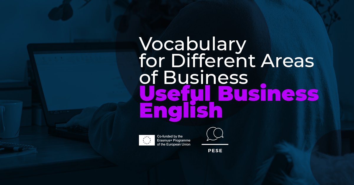 PESE_Project's tweet photo. Check the list of some of the most common words and phrases, with definitions and sample sentences, in 22 different areas of business, together with British and American equivalents for common financial terms. https://t.co/ecGMmwKzAa

#pese #englishskills #employability https://t.co/meaaG6Rwn7