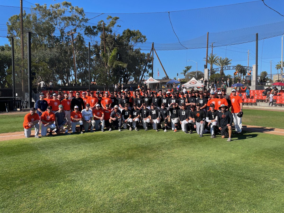 HBHS_basebll's tweet photo. Packed house for 22 alumni game and clubhouse ribbon cutting. Special day with a special group.  Love these guys. https://t.co/hGHUkJJAkX
