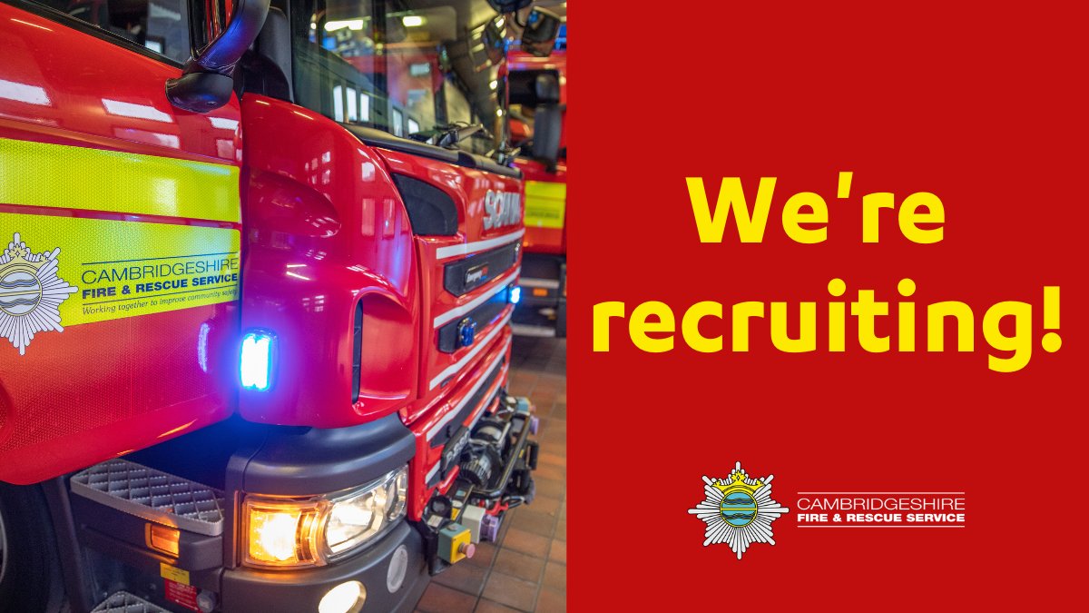 cambsfrs's tweet image. Looking for a change in career direction or a new role?

We have opportunities across a range of teams:
  📎 Business Support Assistant 
🚗 Driving Instructor
💻 ICT User Support Engineer
👨‍🚒 On-Call Firefighter

#Vacancy #Recruiting