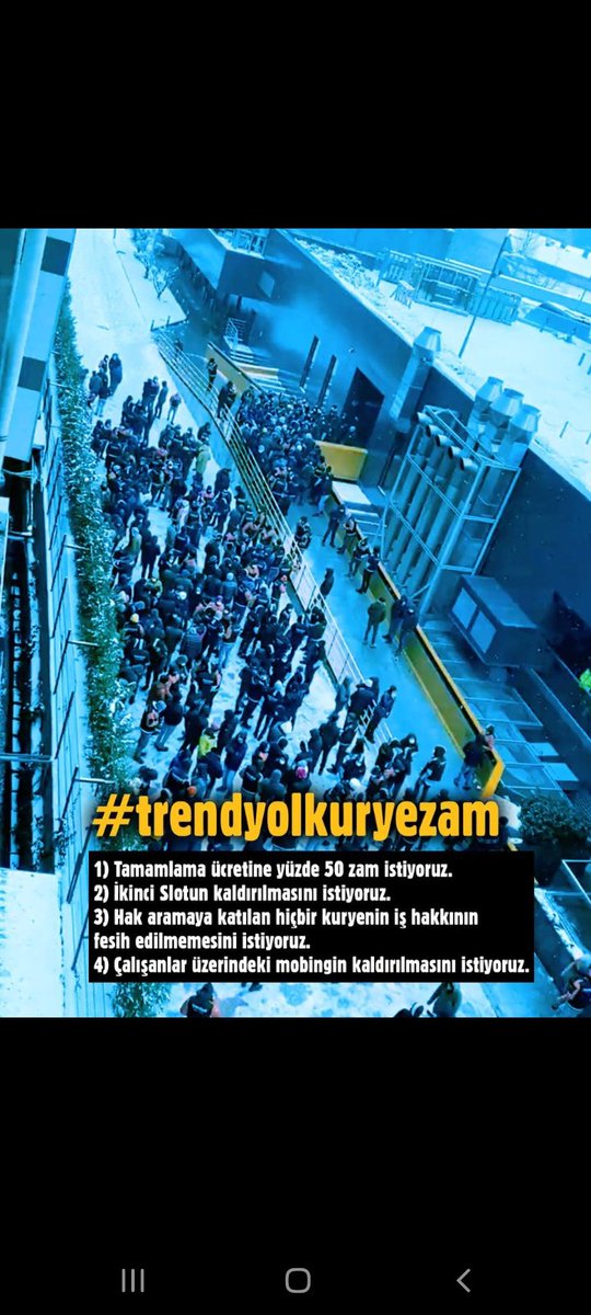 MustafaHzm's tweet photo. #trendyolkuryezam #trendyolzam #trendyolexpres %11 zam'a hayır! https://t.co/7sOzzYcjLY