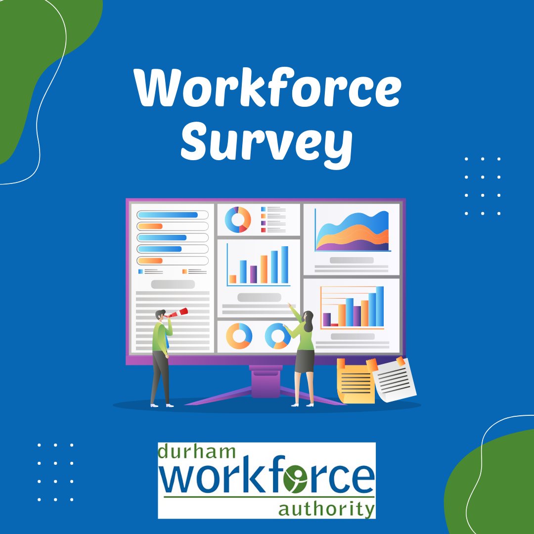 DurhamWA's tweet photo. Want to know more about the type of jobs that are sought after in Durham? Results from our #workforcesurvey will be published &amp; will help give residents a better understanding of our local labour market. Take part at https://t.co/mDXUpupaok 
Please DM with questions/concerns. https://t.co/cPsv9Xr98e