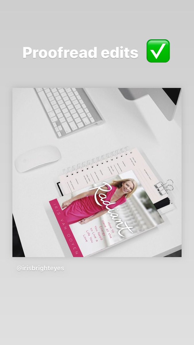 irisvanooyen's tweet photo. Ha!! Another step closer to book launch! ๐๐
#RadiantBook #booklaunch #amediting https://t.co/Fujw5shVle