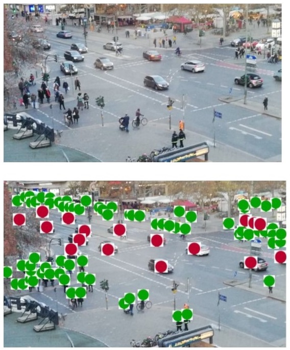 Deutsches Straßenbild: Oben auf viel Platz die scheinbare Mehrheit, unten auf wenig Platz die wirkliche.