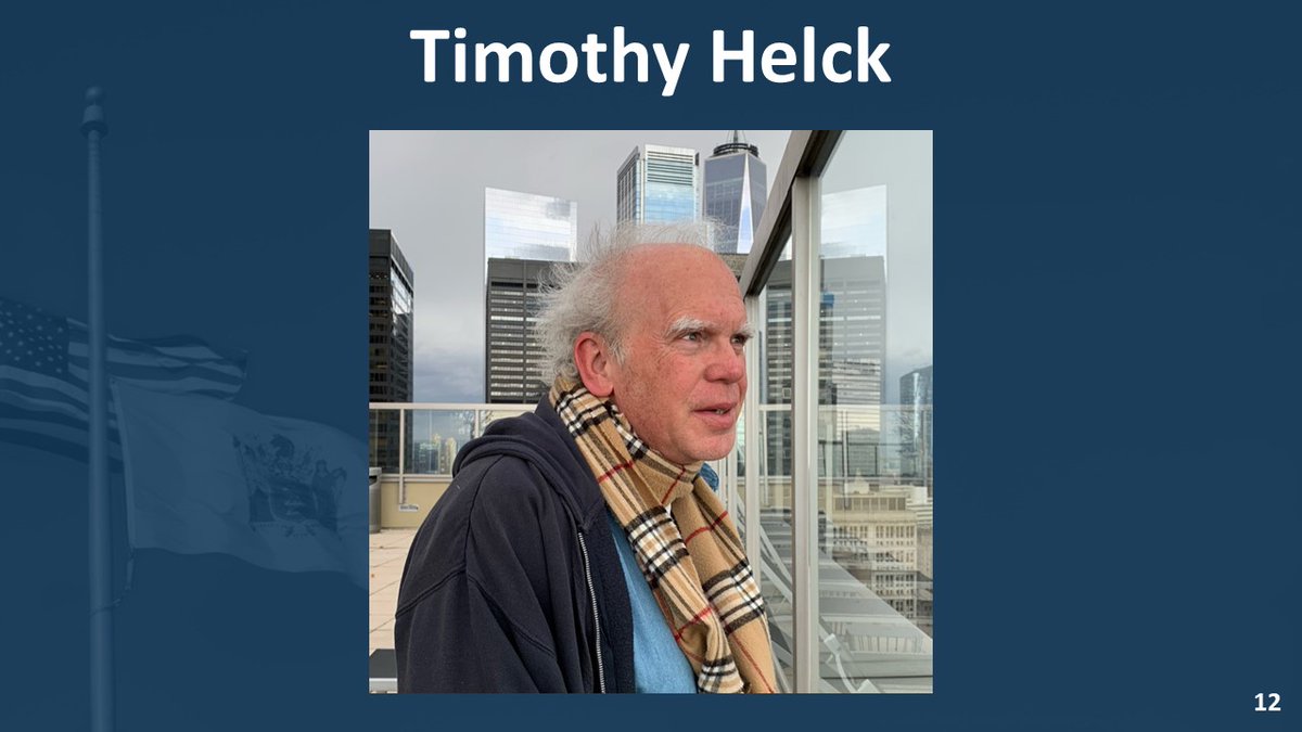 GovMurphy's tweet photo. We remember Timothy Helck.

Tim spent the last 15 years as a software engineer for the @nytimes. He had an impressive legacy of volunteerism – from serving as a museum docent to the creations he built for nonprofit organizations.

May God bless Tim. https://t.co/hzS1P7XiaJ