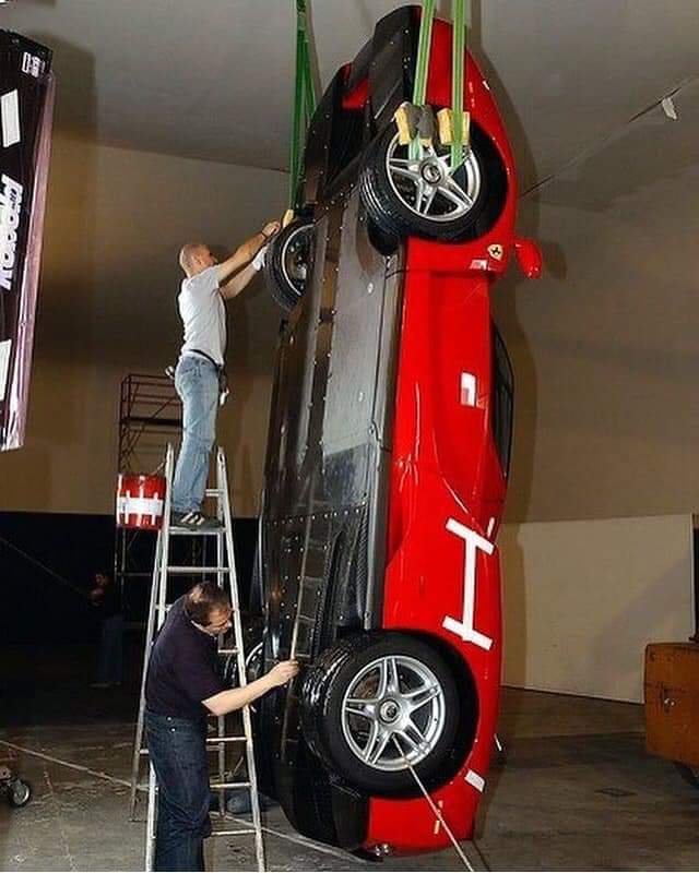 ferrarisonline's tweet photo. OSHA approved?
I have no idea what these guys are doing... but good luck to them.
#ferrari #ferrariservice #ferrari360 #ferrari430 #supercar #wtf #osha #oshaviolation #holycrap #ferraris https://t.co/3TrdDTwhbE