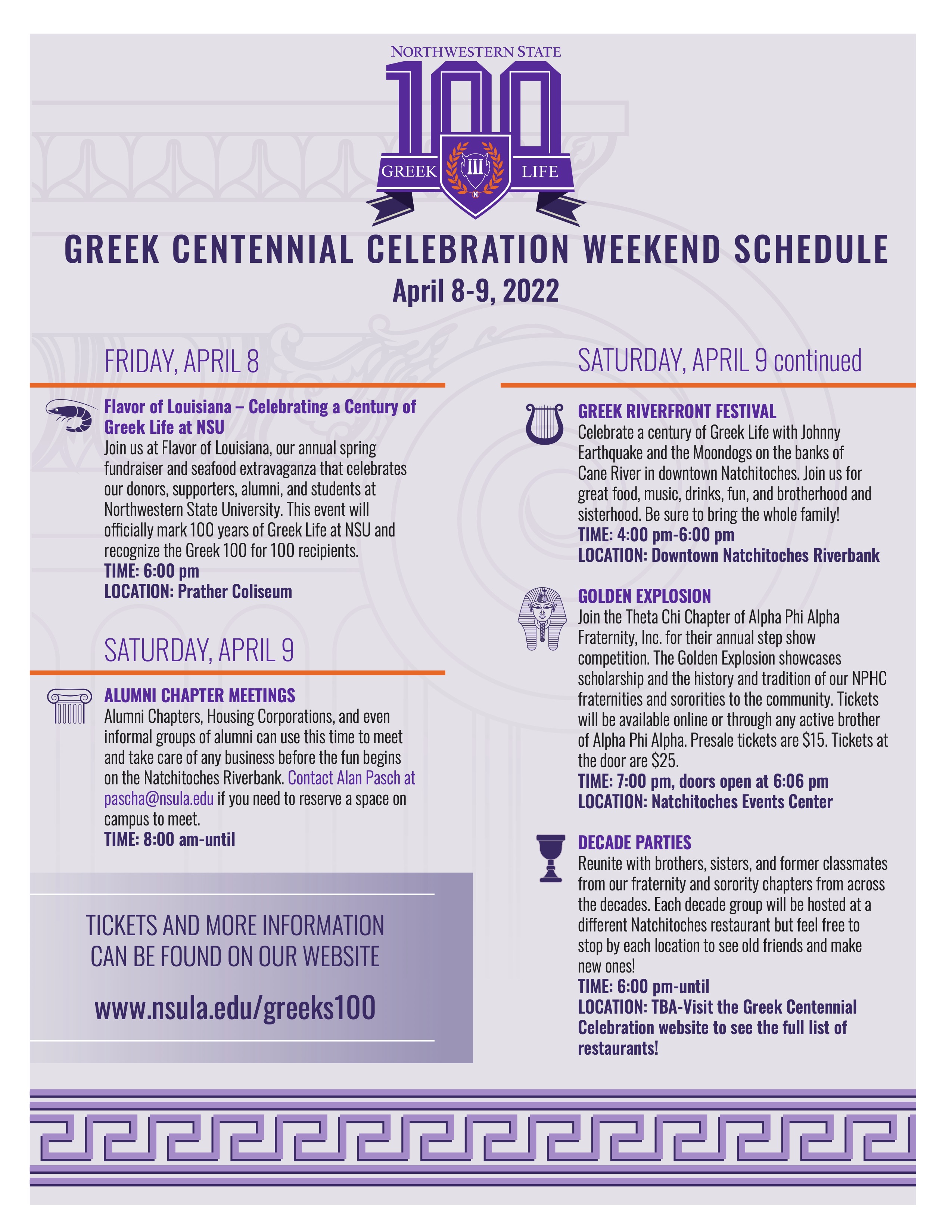 Nsula Fall 2022 Calendar Natchitoches Tourism (@Natchtourism) / Twitter