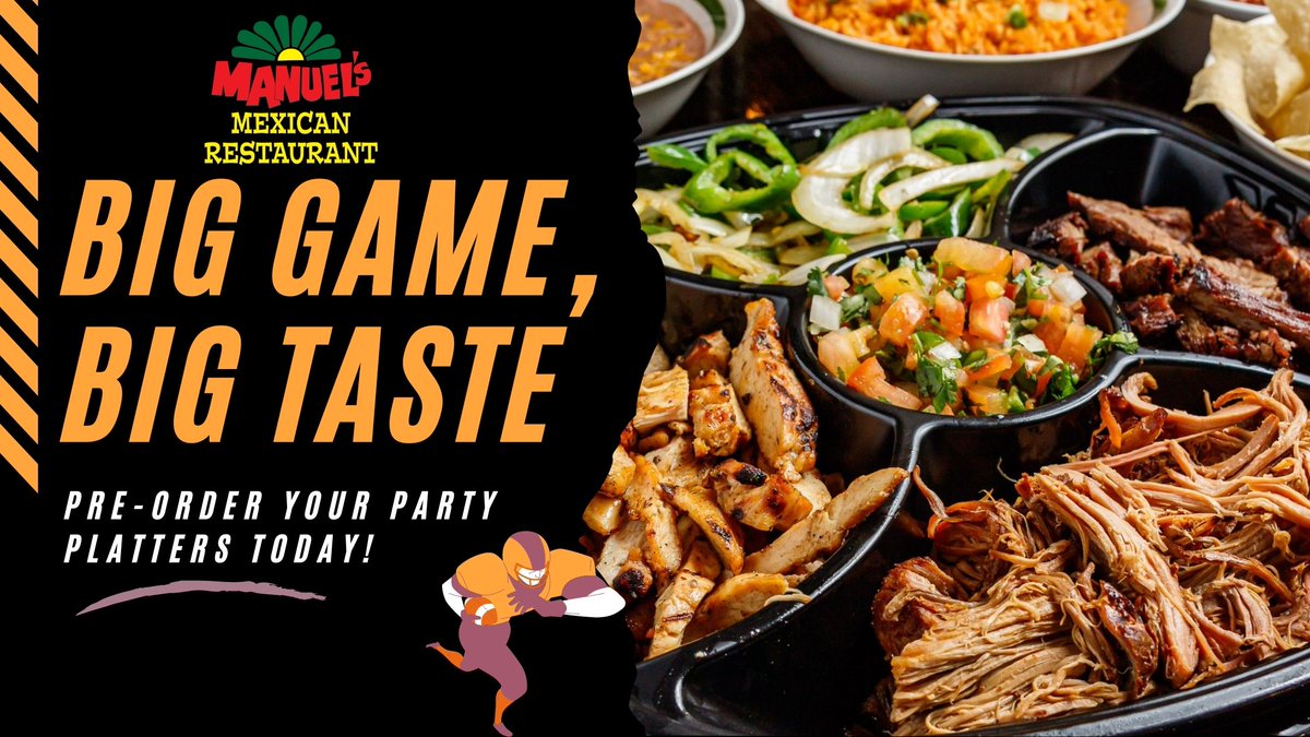manuelsaz's tweet photo. Big Game, Big Taste! 🏈 - https://t.co/lTbXlVL7tg https://t.co/EwynZtT6nx