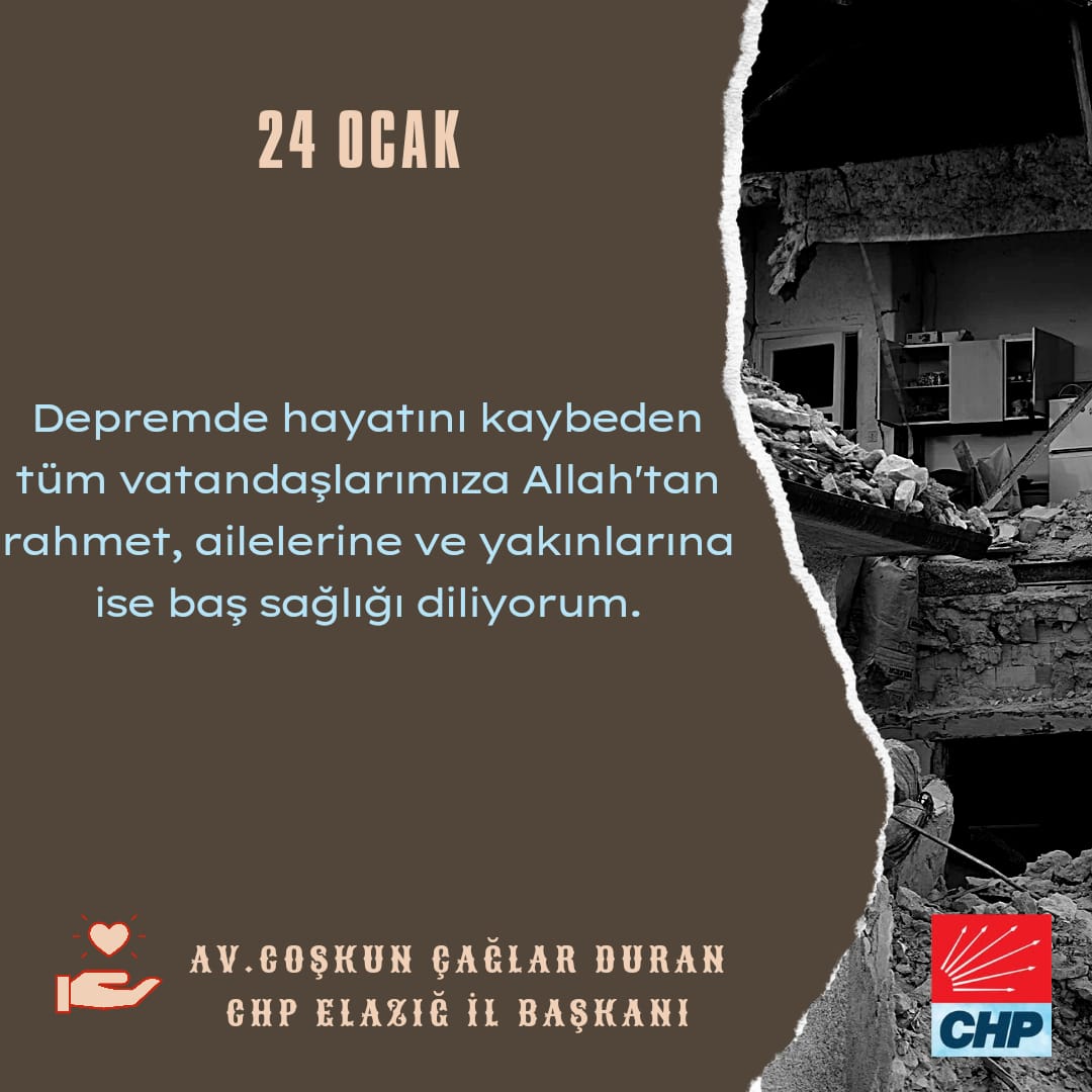 CHP ELÂZIĞ İL BAŞKANLIĞI (@chpelaziz) on Twitter photo 