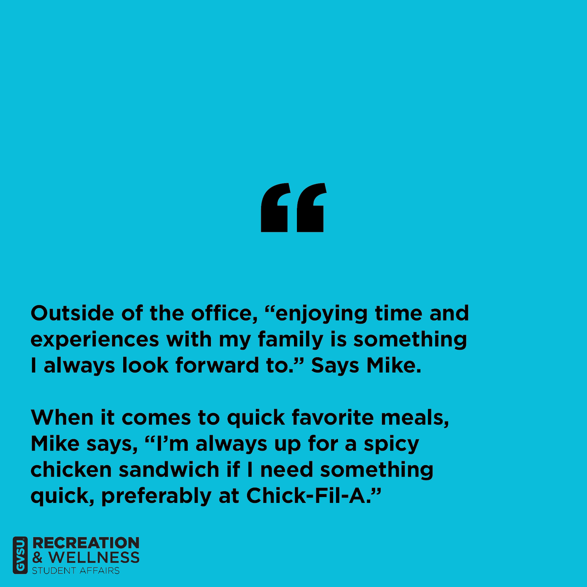 GVSURecWell's tweet photo. Meet Mike! Mike is the Acting Director of Recreation and Wellness. Click through the pictures to learn more about Mike.
#GVSU #GVRecWell #MeetTheStaff #LakerForALifetime https://t.co/8PCY8l7Kog
