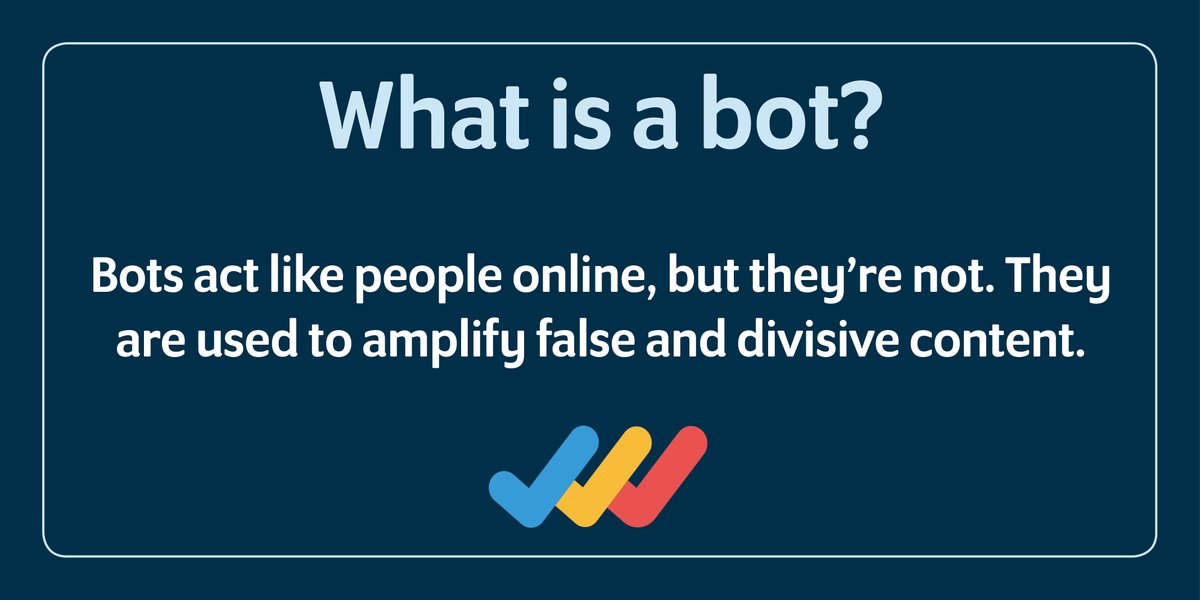 tripl3check's tweet photo. Beware of bots 🤖🤖🤖

#triplecheck before you share. https://t.co/47972p4T87