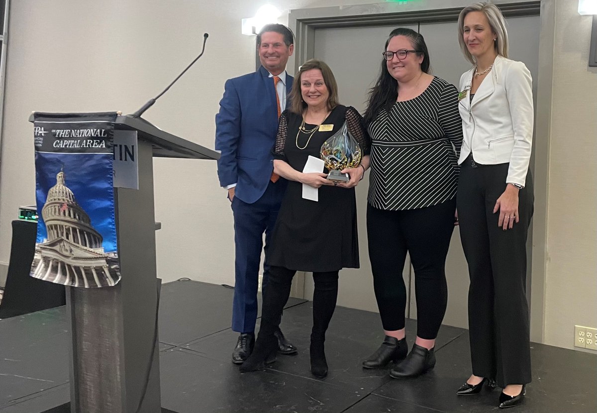 FPANationalCap's tweet image. This year we announce the Peggy Nelson Service Award!! Named after our long-time executive director who is retiring and is also the first recipient of the award highlighting her outstanding work with the FPA NCA!
