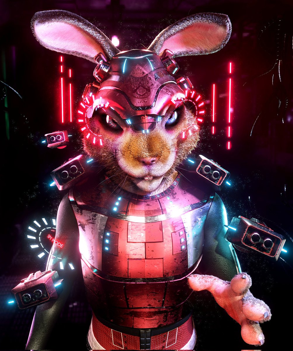 3d модель художника тома ньюбари. Биопанк броня. Cyber rabbit. Биопанк броня концепт арт. Cyber rabbit.