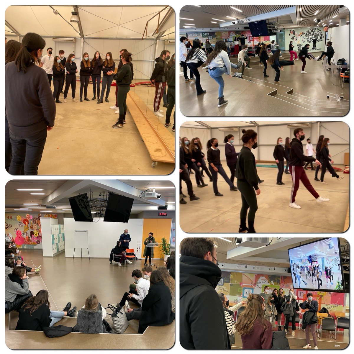 colemontse's tweet photo. Estrenem amb moltíssima il.lusió els assaigs del nostre musical #NightFever! Tot el cole implicat en un mateix projecte #SegellColeMontse i amb coreògrafs espectaculars @cococominarts! #MillorImpossible https://t.co/yQI1hvSXeW