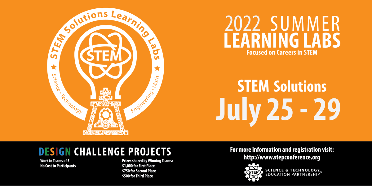 step_stem_ie's tweet photo. Registration is now open for the 2022 STEM Solutions Summer Learning Labs!
#stem #education #stepcon #stemsolutions
https://t.co/M7r8GmJGiS https://t.co/xL5IcrhIgt