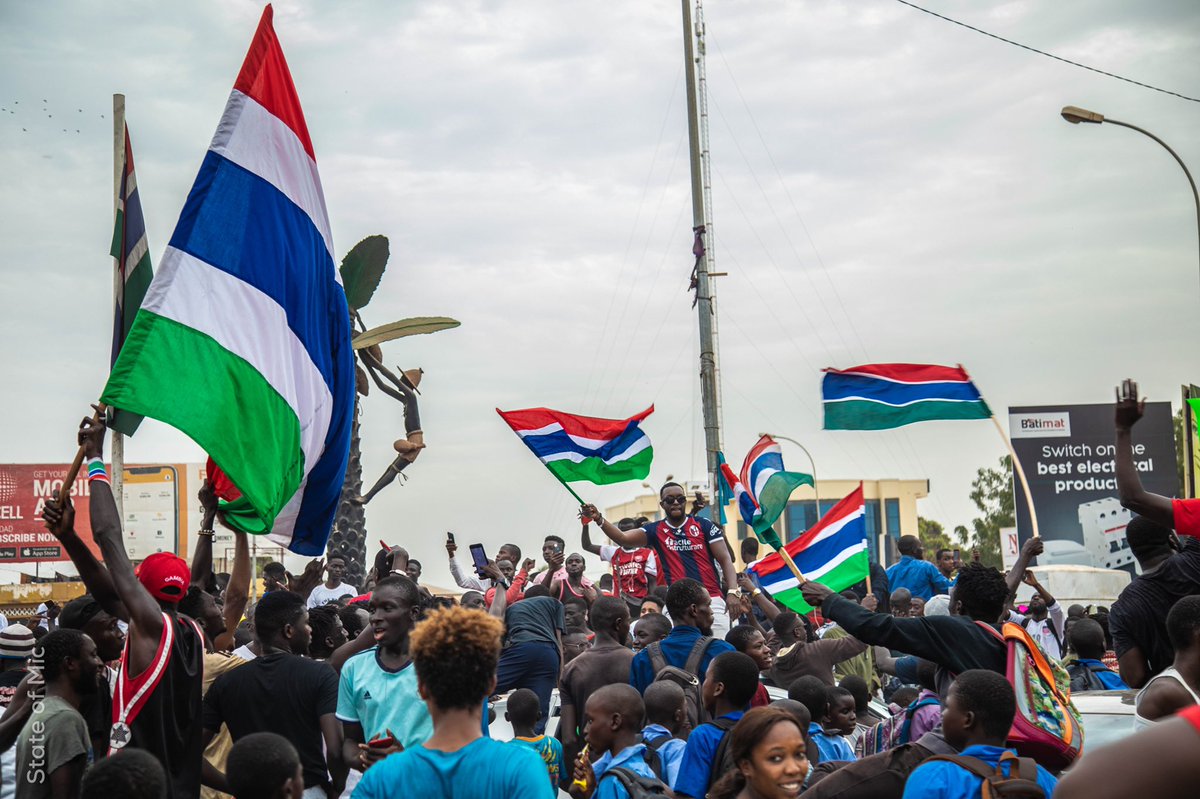 ALHAGIEMANKA's tweet photo. Gambia Victory celebration at Westfield.
#TeamGambia https://t.co/y6qvXjlDdt