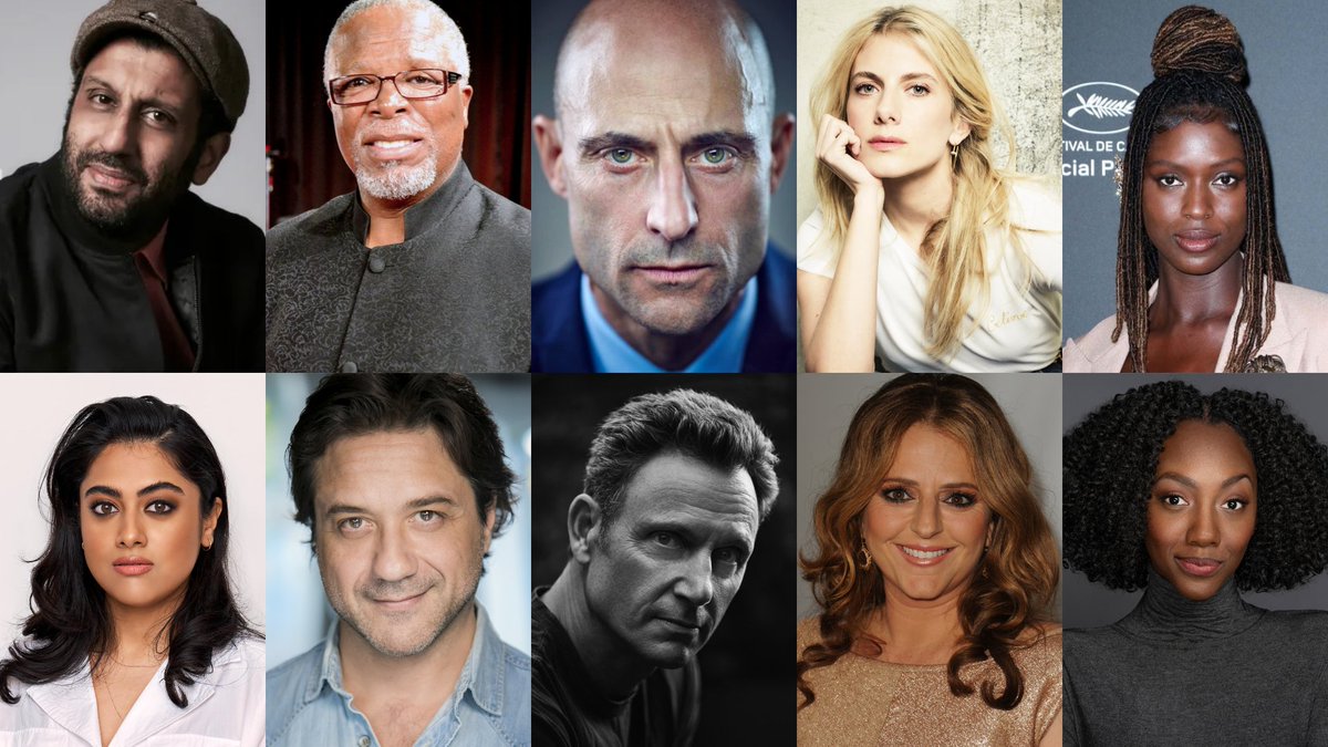 NetflixTudum's tweet photo. MURDER MYSTERY 2 has found its cast. 

Mark Strong, Mélanie Laurent, Jodie Turner-Smith, Kuhoo Verma, Enrique Arce, Tony Goldwyn, Annie Mumolo, and Zurin Villanueva will co-star alongside Adam Sandler, Jennifer Aniston, and returning cast Adeel Akhtar and John Kani. https://t.co/Pym6ja3teS