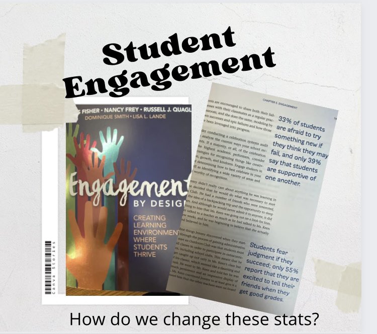 nmturcotte's tweet photo. Great read!  Diving deep into some practical applications of increasing student engagement.  @i_lcsd #lcsdprolearning #booksnap #engagementbydesign https://t.co/OwLt0jCsvv