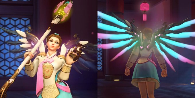Mercy Skin 2022 Christmas Seolbim Mercy Skin Revealed For Overwatch Year Of The Tiger Event 2022