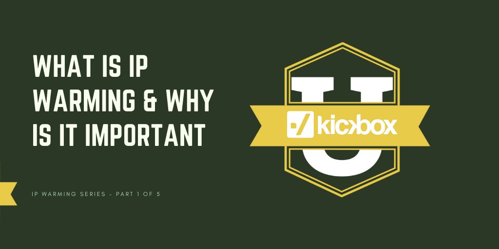 kickbox's tweet image. We're excited to kick off our weeklong Email Warming Series by resident #deliverability expert @emailDELIVbyJEN. Today's first installment covers all the basics of warming a new sending identity: what is #IPwarming &amp;amp; why it's a crucial step before sending ow.ly/j11B50HBKxs