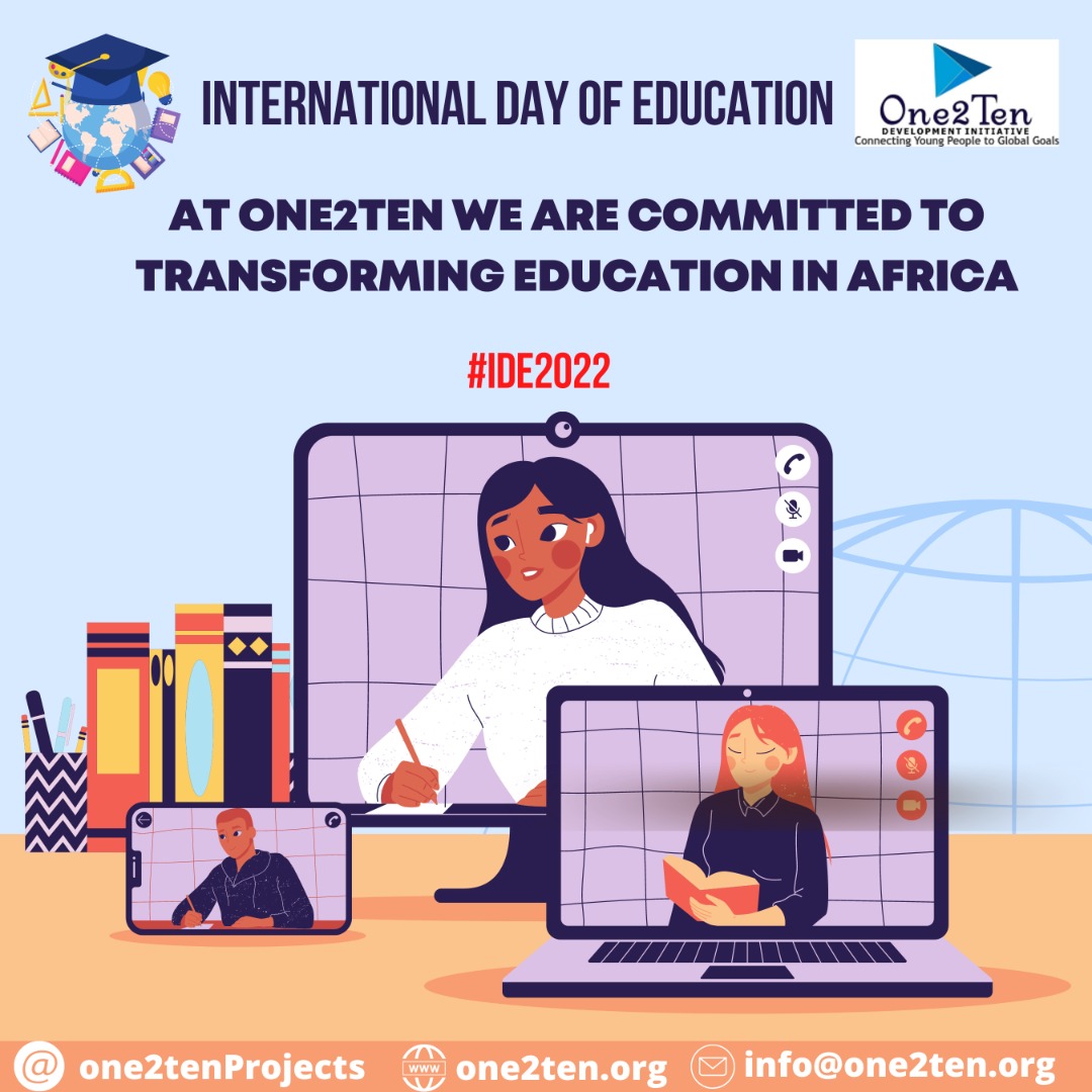 One2TenProjects's tweet image. #InternationalDayofEducation #IDE2022 #SDG #SDG4