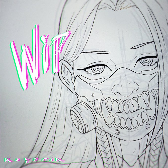 WIP for another drawing of Emily...! 