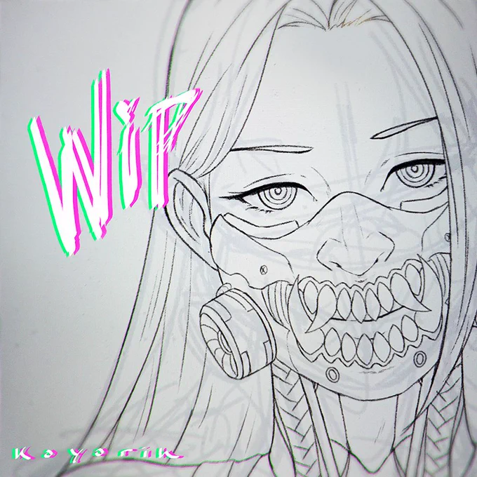 WIP for another drawing of Emily...! 