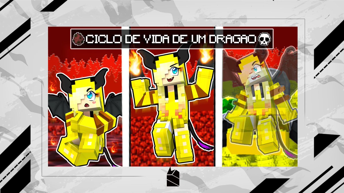 - Vulcan Effect's -

Artista : @Kawiiezita  
Tema : Ciclo de vida de um dragão
Dual : No

A criatividade está no modo de como você enxerga a realidade ao seu redor

#Minecraft #Designer #Thumbnail #VulcanEffects

Rt's 🔁+ Fav's ❤️ são apreciados
