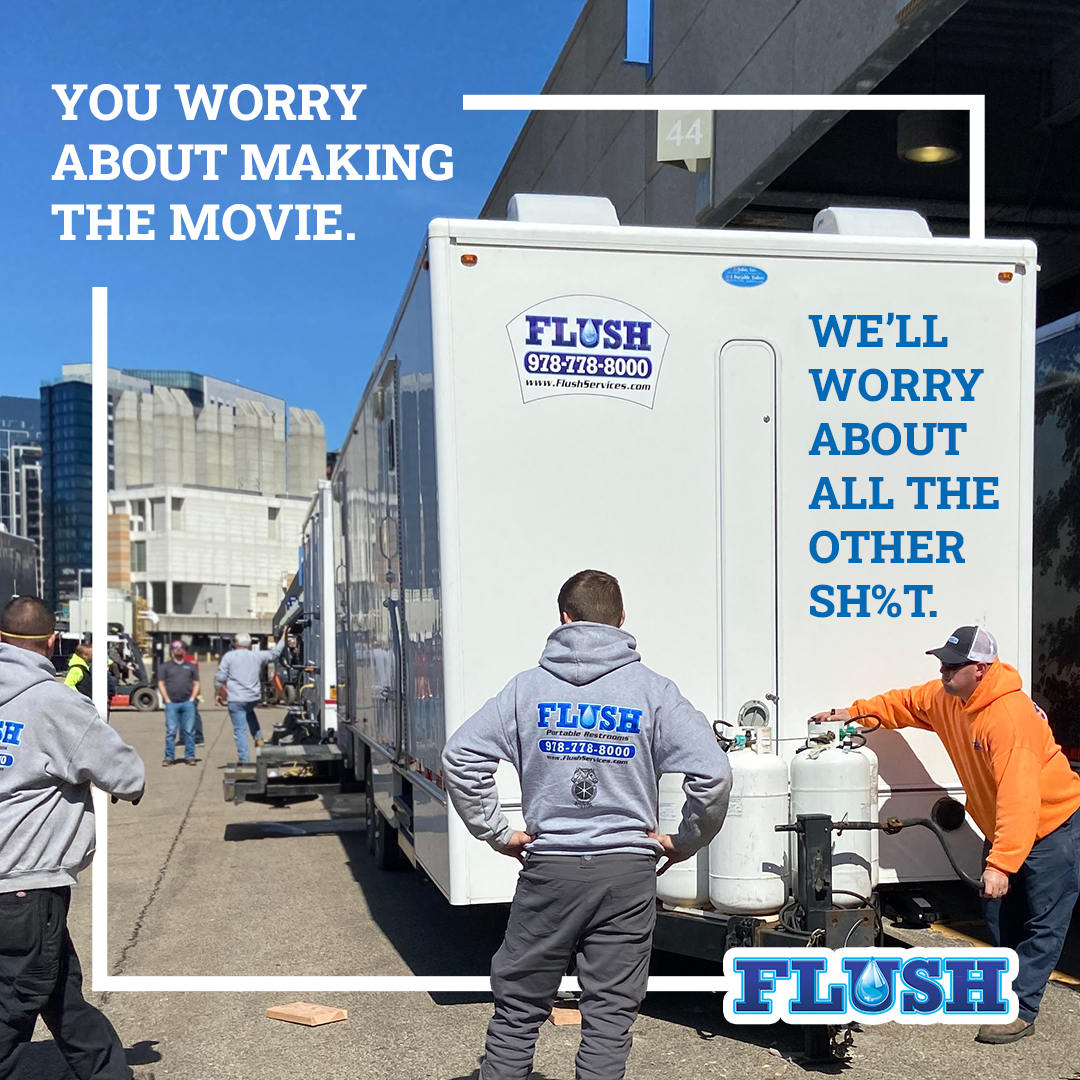 FlushServices's tweet photo. Planning a film is no walk in the park. Finding bathroom solutions for your production is when Flush is your production partner. 🎬 🚻 🧻

#FlushRentals #BostonFilm #FilmSet #TVProduction #MassFilm #NewEnglandFilm #SetLife #ProductionCrew #BehindTheScenes #Massachusetts https://t.co/haKu4JafOK