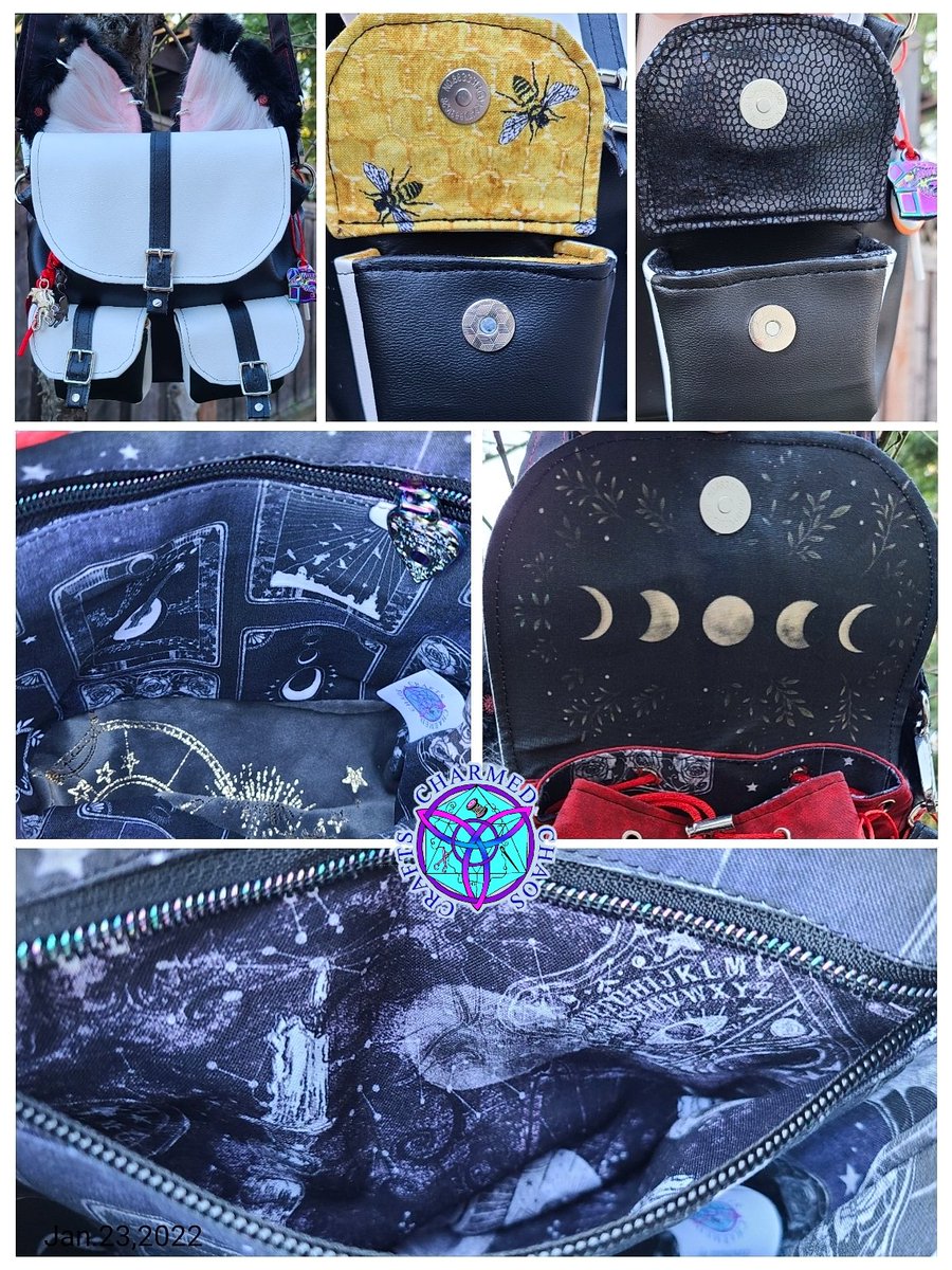 crafts_chaos's tweet photo. Here kitty kitty... loving this #goth #tabaxi spiritualist themed large #DiceBag w/pierced furry #kitty ears! Love fun new commissions! Holds over 350 #Dice plus #minis &amp; #spellcards
#DungeonsAndDragons #ttrpg #cute
https://t.co/vEiEhAVpzU https://t.co/vMkfZNED0h