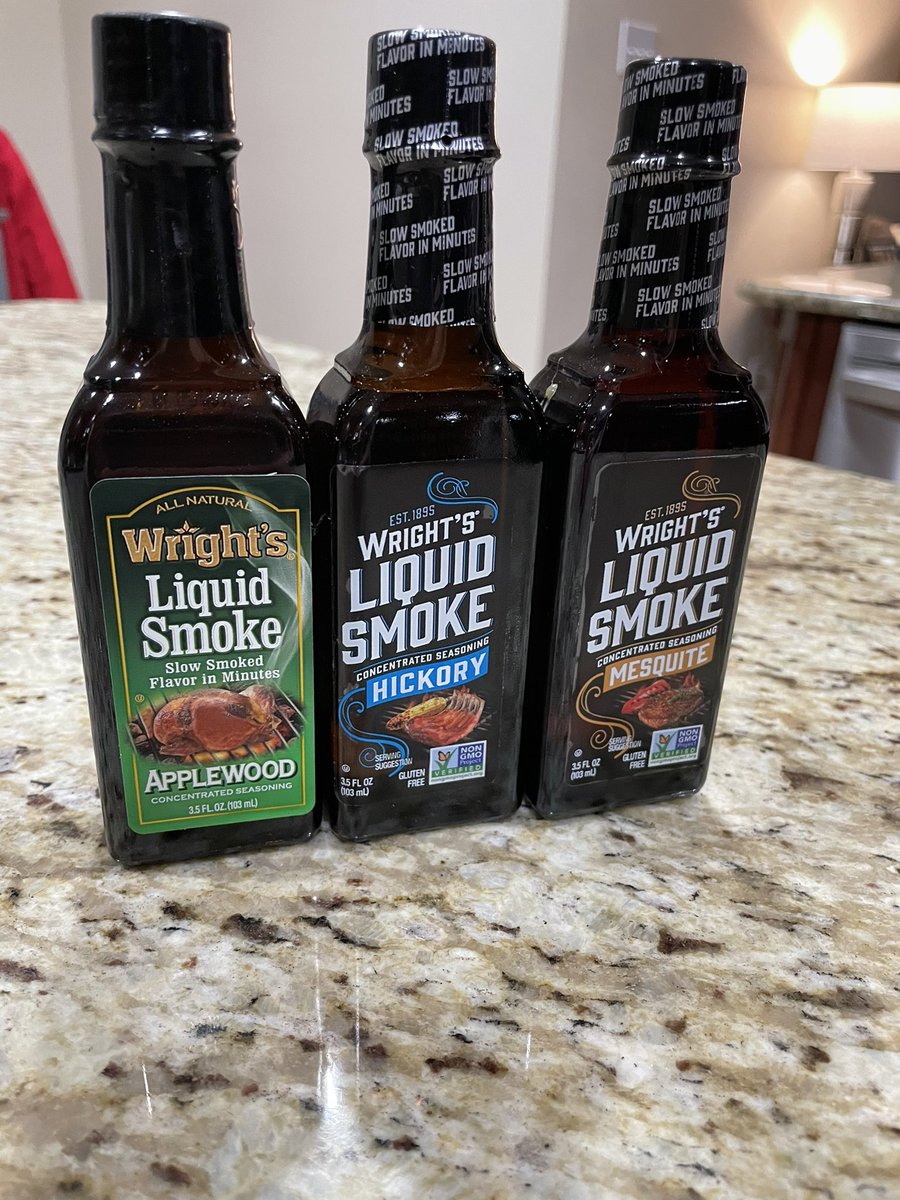 Just got this in, have any of y’all tried this brand?  #wrights #liquidsmoke
Read on a few places that it’s the best, we shall see……👊🏼💥