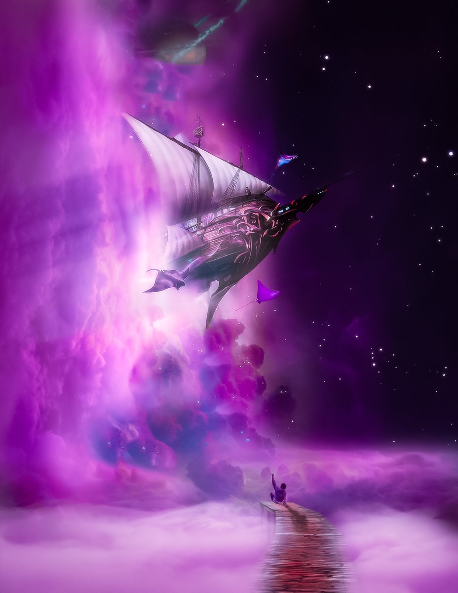 IAMMajiki's tweet photo. My art for the @SaltyPirateCrew fan art, pirates roam the seas and galaxseas, lol #NFTCommunity #FANART https://t.co/92VdAepEaQ