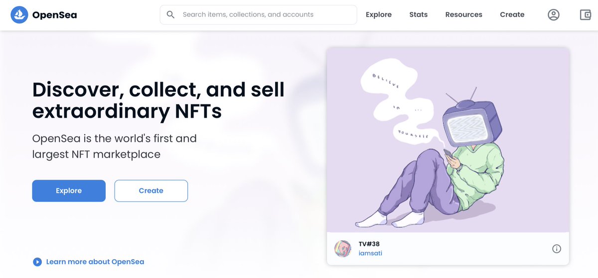 iamsati's tweet photo. I’m on @opensea front page!!
TV Obsession Floor has just been swept of 8 pieces 😱💜📺

Such a big moment for me frens!🥲

All my links below👇 https://t.co/gDqHMThhLo