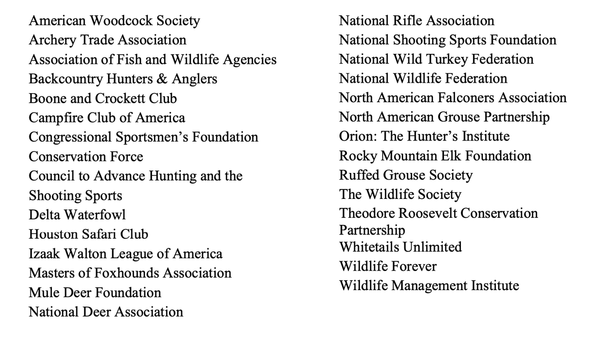 LindsayThomasJr's tweet photo. Great to see so many conservation orgs signing on to a letter urging Senate consideration of the CWD Research and Management Act, which has already passed the House. #FightCWD https://t.co/Wb3g71cBzU