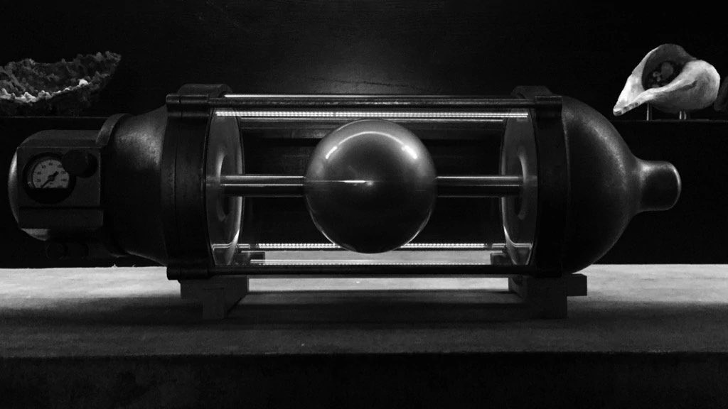 conan_esq's tweet image. Godzilla isn’t the central symbol of the original Godzilla (1954). The Oxygen Destroyer is the true focus and interpretive key to the film. It represents the false promise of human technological dominance.