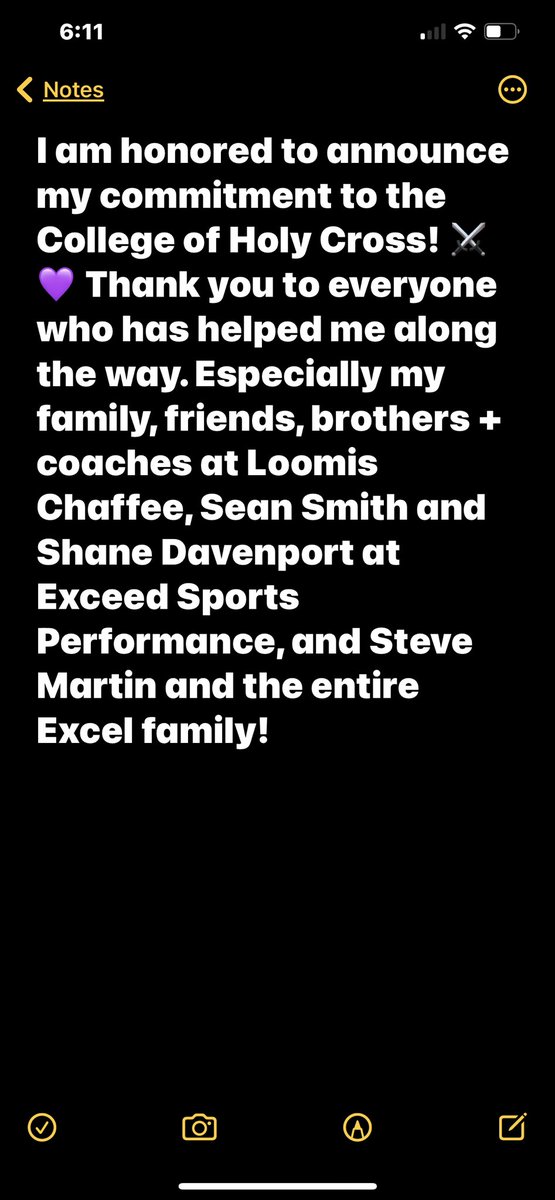 COMMITTED 💜⚔️ <a href="/CoachBobChesney/">Robert Chesney</a> @HC_coachtoddgil <a href="/HCrossFB/">Holy Cross Football</a> <a href="/CoachScottJames/">Scott James</a> <a href="/LoomisFootball/">Loomis Chaffee Football</a>