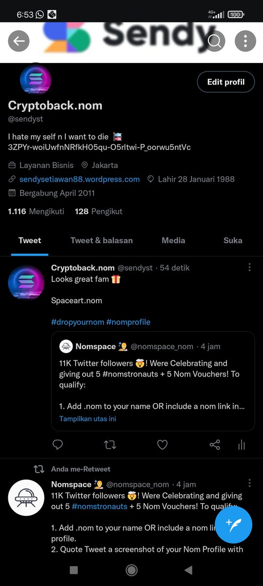 Cryptoback.nom tweet media