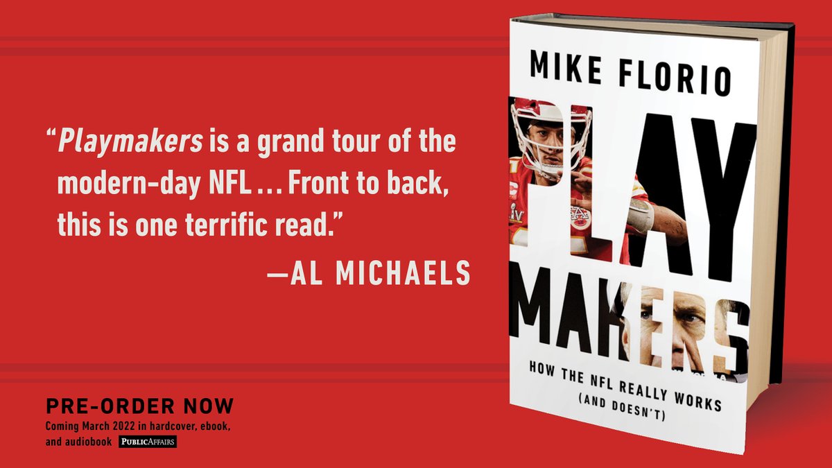 ProFootballTalk's tweet photo. And today's fancy Playmakers endorsement in graphical form comes from (checks notes) the one and only Al Michaels. https://t.co/RL32RwIlgG https://t.co/AOIWCgA6ft