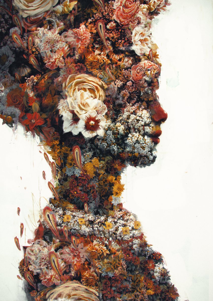 Thami_Ouafssou's tweet photo. My flowery artworks 🌼🌹

All sold out except for the second one ! 

"Nuit Blanche " is still available on my @KnownOrigin_io ✨

 #digitalart https://t.co/xilpvaydBx
