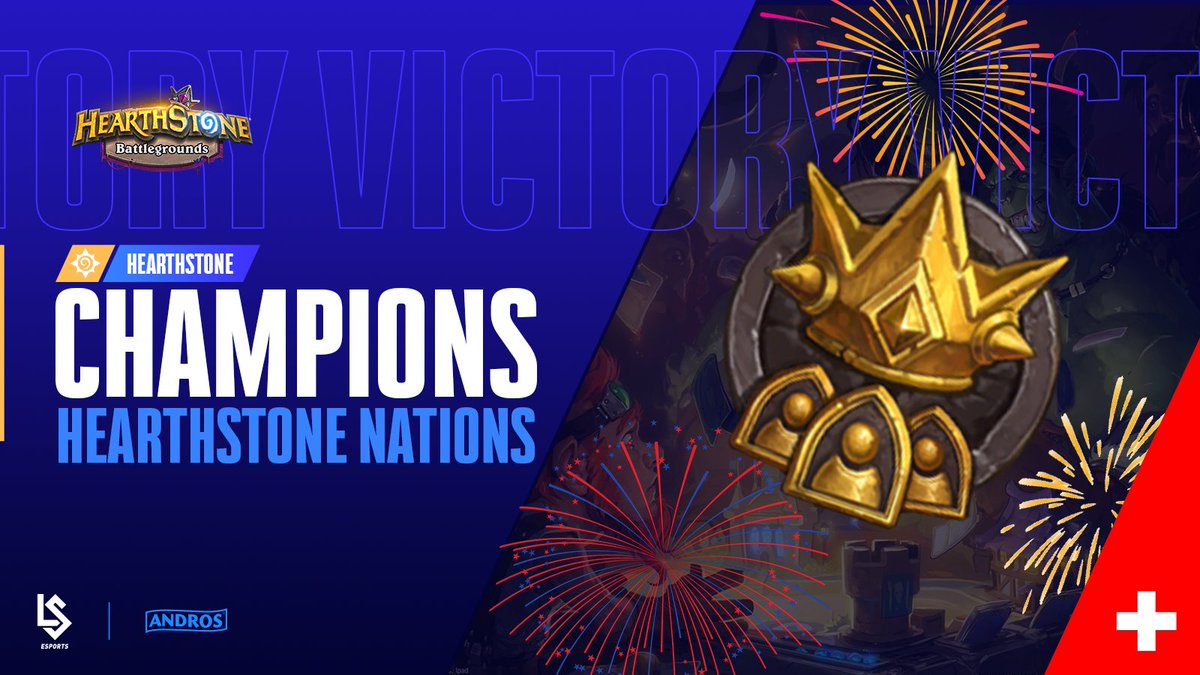 🃏 | #Hearthstone

𝕀𝕃𝕊 𝕃'𝕆ℕ𝕋 𝔽𝔸𝕀𝕀𝕀𝕀𝕀𝕀𝕋 🤩

<a href="/Dokhan_eLS/">Dokhan</a> et l'équipe de suisse 🇨🇭 s'est imposée hier soir face au Royaume-Uni 🇬🇧 lors de la grande finale des #HearthstoneNations #Battlegrounds 🥇

Félicitations à nos champions 🥳

#HoppSuisse