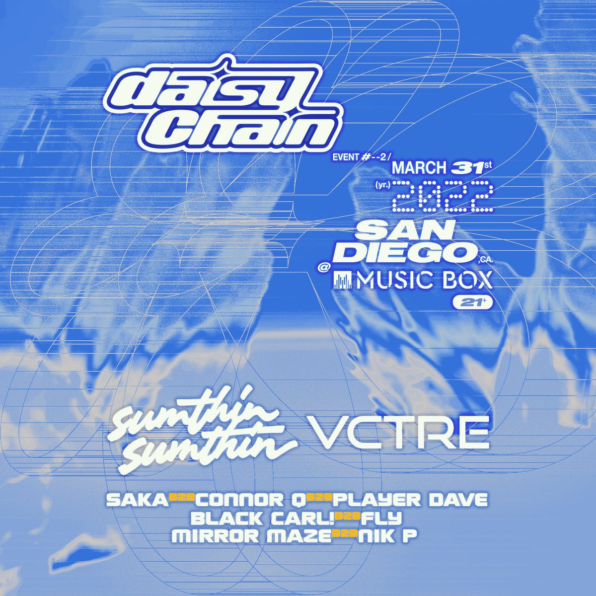 daisychain_sd's tweet photo. San Diego where you at💐⛓ 

beyond excited to be announcing this show with all our homies https://t.co/sjUxc1LHHu