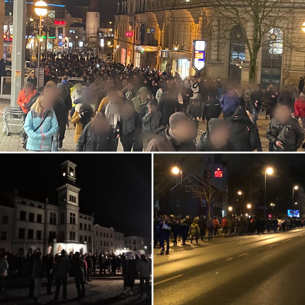 U.a in #Plauen, #Treuen, #Adorf, #Reichenbach, #Oelsnitz, #Auerbach, #Pausa und #Klingenthal waren heute wieder zahlreiche Bürger auf der Straße. Sie alle stehen für Freiheit und Souveränität und sprechen sich gegen die skrupellose Impfpflicht und den Corona-Zwangsmaßnahmen aus.